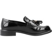 Casual platte loafers schoenen Tamaris , Black , Dames