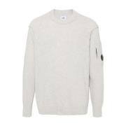 Stijlvolle Sweaters met Unieke Details C.p. Company , Gray , Heren