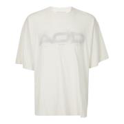 Katoenen Logo T-shirt An Other Date , White , Heren