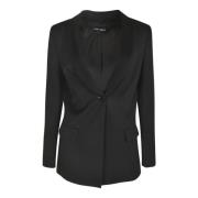 Stijlvolle Jassen voor Mannen Giorgio Armani , Black , Dames