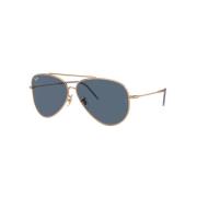 Aviator Reverse Zonnebril Blauwe Lens Ray-Ban , Pink , Unisex