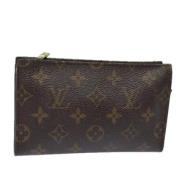 Pre-owned Canvas pouches Louis Vuitton Vintage , Brown , Dames