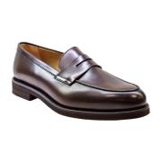 Klassieke Bruine Leren Mocassin Vibram Zool Berwick , Brown , Heren