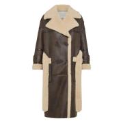 Omkeerbare Jas 6603 OOF Wear , Brown , Dames