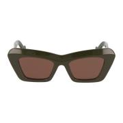 Stijlvolle zonnebril Lw40036I Loewe , Green , Unisex