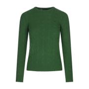 Groene Kabeltrui Ralph Lauren , Green , Dames