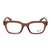 Vierkante Frame Bril RX 7217 Ray-Ban , Brown , Unisex