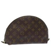 Pre-owned Canvas pouches Louis Vuitton Vintage , Brown , Dames