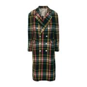 Tartan Check Wollen Jas Vivienne Westwood , Multicolor , Heren