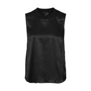 Zwarte Mouwloze Top Freewear Vero Moda , Black , Dames