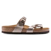 Moderne Mayari Damessandaal Birkenstock , Beige , Dames