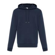 Sweatshirt met logo Woolrich , Blue , Heren