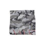 Pre-owned Silk scarves Valentino Vintage , Gray , Dames