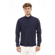 Button-down Shirt - Voorste Knoopsluiting Baldinini , Blue , Heren