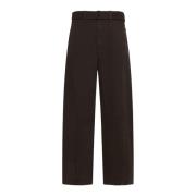 Bruine Jeans Lemaire , Brown , Heren