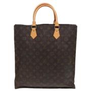 Pre-owned Canvas handbags Louis Vuitton Vintage , Brown , Dames