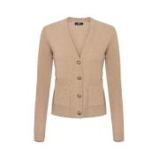 Stijlvolle Sweater Collectie Elisabetta Franchi , Beige , Dames