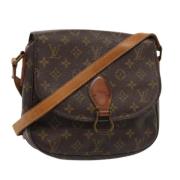 Pre-owned Canvas shoulder-bags Louis Vuitton Vintage , Brown , Dames