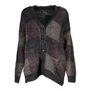 Zwart Vest met Lange Mouwen Desigual , Black , Dames