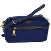 Pre-owned Nylon prada-bags Prada Vintage , Blue , Dames