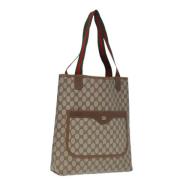 Pre-owned Leather gucci-bags Gucci Vintage , Beige , Dames