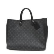 Pre-owned Canvas totes Louis Vuitton Vintage , Black , Unisex