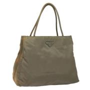 Pre-owned Nylon totes Prada Vintage , Brown , Dames