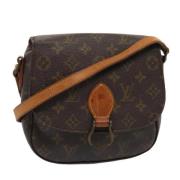 Pre-owned Canvas shoulder-bags Louis Vuitton Vintage , Brown , Dames