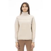 Dolcevita Trui Lange Mouw Alpha Studio , Beige , Dames