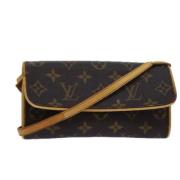 Pre-owned Canvas shoulder-bags Louis Vuitton Vintage , Brown , Dames