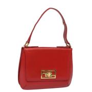 Pre-owned Leather handbags Fendi Vintage , Red , Dames