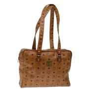 Pre-owned Leather shoulder-bags MCM Pre-owned , Brown , Dames