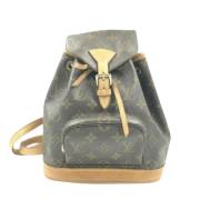 Pre-owned Canvas backpacks Louis Vuitton Vintage , Brown , Dames