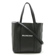 Pre-owned Leather totes Balenciaga Vintage , Black , Dames