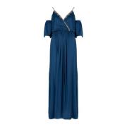 Elegante Maxi Jurk Liu Jo , Blue , Dames