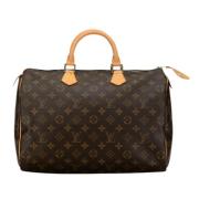 Pre-owned Canvas louis-vuitton-bags Louis Vuitton Vintage , Brown , Da...