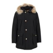 Zwarte Heren Jassen Woolrich , Black , Heren