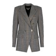 Klassieke Double-Breasted Blazer Liu Jo , Gray , Dames