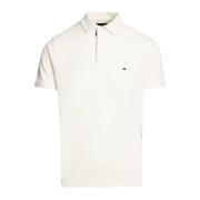 Heren Polo met Decoratieve Details Tommy Hilfiger , Beige , Heren