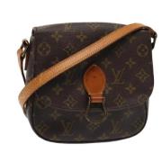 Pre-owned Canvas shoulder-bags Louis Vuitton Vintage , Brown , Dames