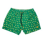 Heren Ademir Zwemkleding met Kleurrijke Print Save The Duck , Green , ...