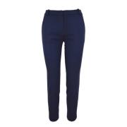 Slim Fit Stoffen Broek Pinko , Blue , Dames