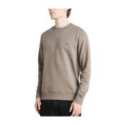 Elegant Badge Sweatshirt Calvin Klein , Brown , Heren