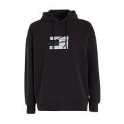 Graffiti Hoodie Tommy Hilfiger , Black , Heren