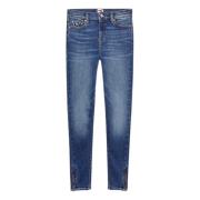 Vervaagde Skinny Fit Denim Jeans Tommy Hilfiger , Blue , Dames