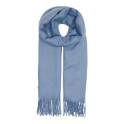 Stijlvol Geweven Sjaal Only , Blue , Dames