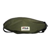 Groene Heuptas Kliksluiting Logo Fila , Green , Unisex