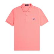 Slim Fit Plain Polo  Heat Fred Perry , Pink , Heren