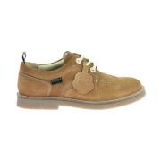 Stijlvolle Leren Derby Schoenen Kickers , Brown , Dames