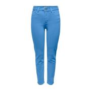 Emily Straight Enkelbroek Only , Blue , Dames